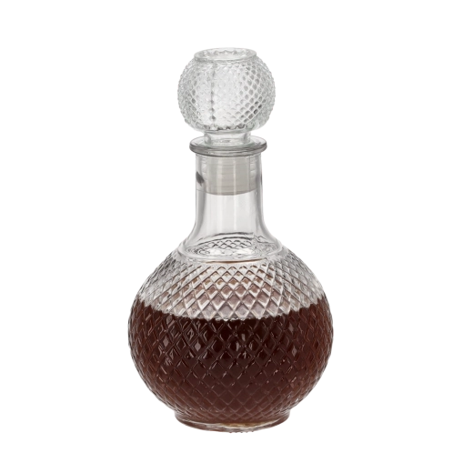 Sklenená karafa 490 ml so skleneným uzáverom