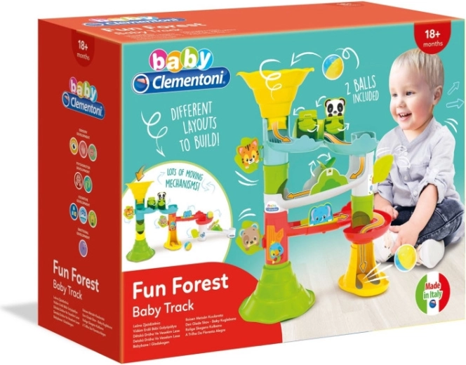 Clementoni baby veľká guľôčková dráha so zvieratkami