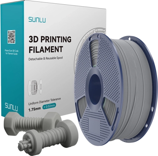 Sunlu ABS vysokorýchlostný filament – sivý, 1,75 mm, 1 kg