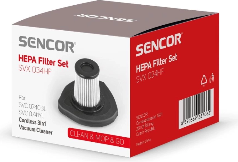 Sencor HEPA filter SVX 034HF pre SVC 074x