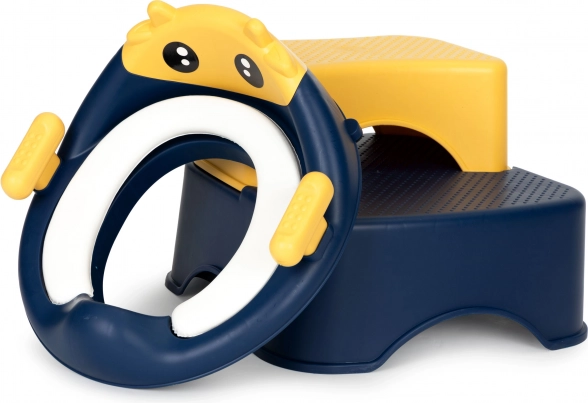 Detské sedátko / nadstavec so schodíkmi na WC ECOTOYS
