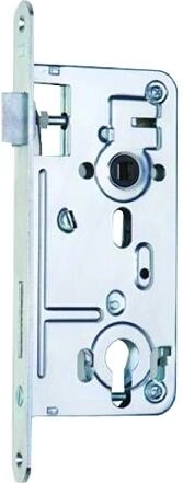 Zadlabací zámok pre cylindrickú vložku K221 72/80 ľavý, biely, pozink