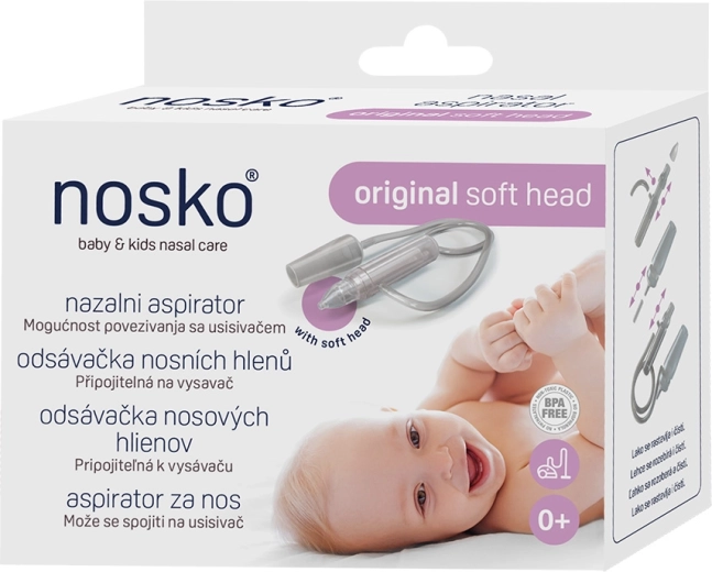 NOSKO odsávačka nosových hlienov Soft Head