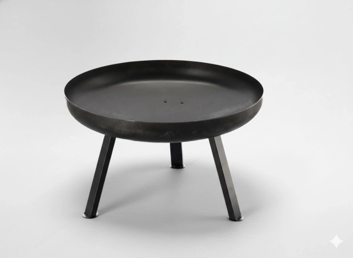 Záhradné oceľové ohnisko 60 × 36 cm