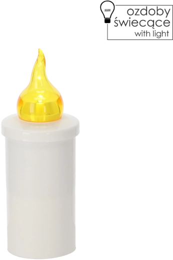 Elektrická LED sviečka – výdrž 118 dní, 15 cm