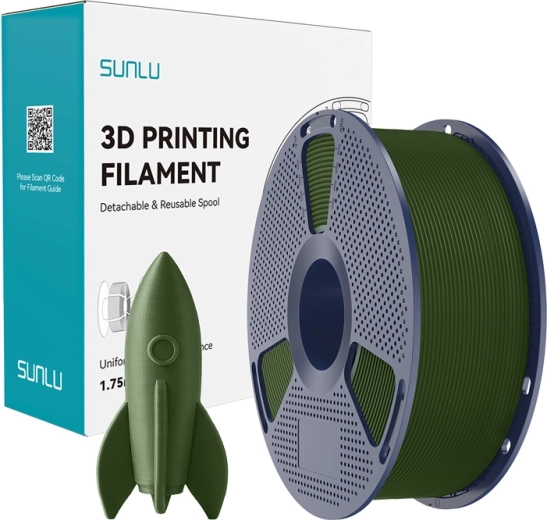 Sunlu PLA High‑Speed filament olivový