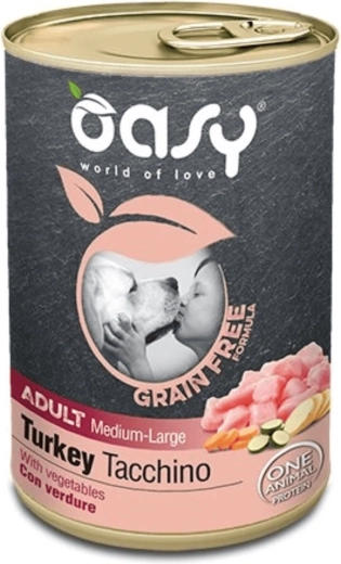 Oasy grain free adult medium/large morka 400 g