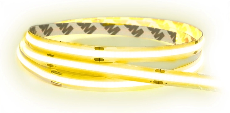 Solight LED COB svetelný pás 5 m, 10 W/m, 1000 lm/m, CRI > 90, IP44, teplá biela