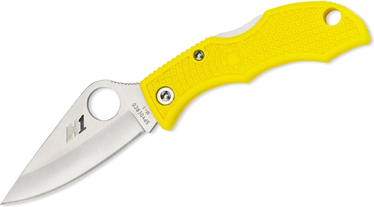 Spyderco Ladybug 3 Salt žltý vreckový nôž 5 cm FRN