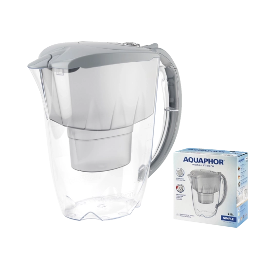 Aquaphor Simple filtračný džbán 2,8 l sivý