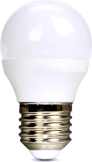 Solight LED žiarovka miniglobe E27 8 W 3000 K 720 lm