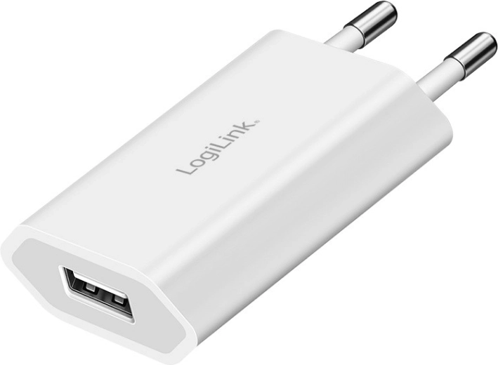 Sieťová nabíjačka USB‑A 5 W (5 V/1 A) LOGILINK