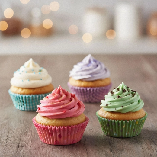 Súprava papierových košíčkov na muffiny baby – 100 kusov