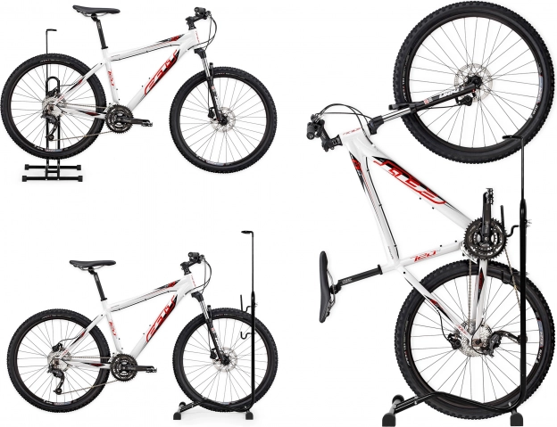 Stojan na bicykel 3v1 čierny od ModernHome