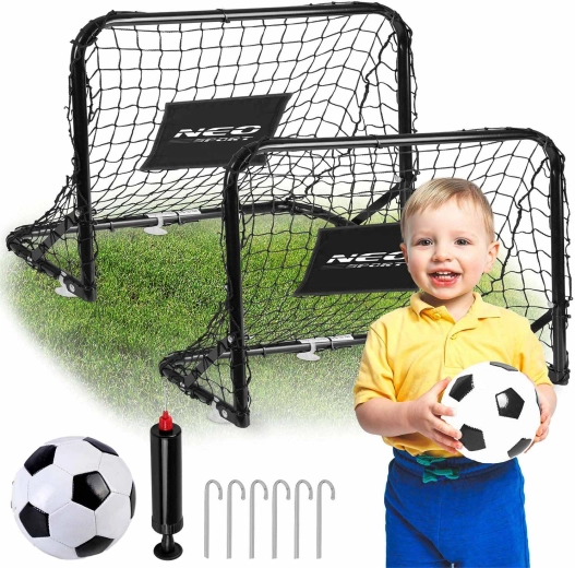 Neo-Sport sada futbalových bránok pre deti 2 ks