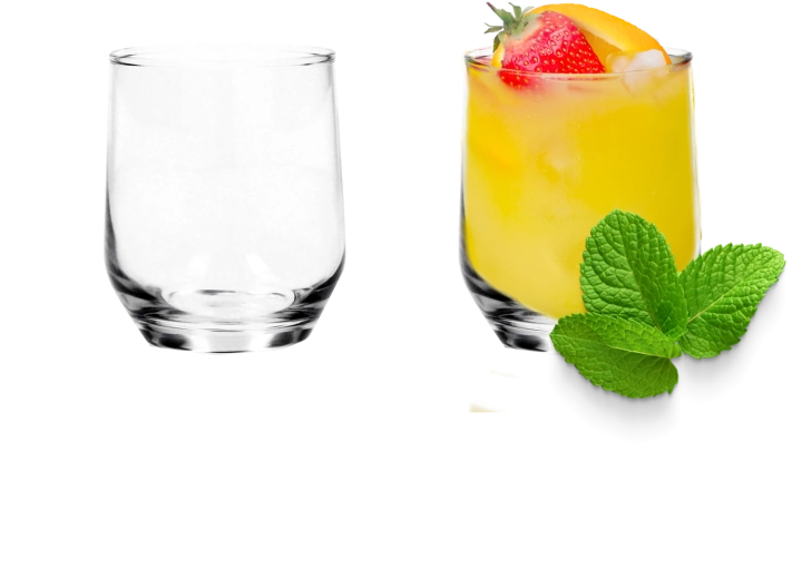 Súprava pohárov 205 ml z číreho skla, 6 ks