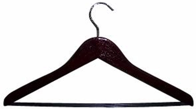 Drevený vešiak na šaty mahagón 44,5 × 23 × 1 cm