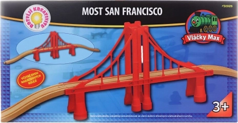 MAXIM most San Francisco s 2 koľajami