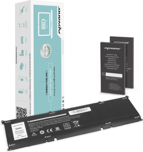 Batéria Movano pre Dell Alienware M15/M17 R3/R4, Precision 5550 a XPS 9500/9510 (69Wh, 6000mAh)