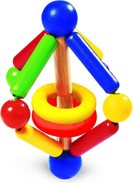 Drevená hrkálka Spacy - WONDERWORLD