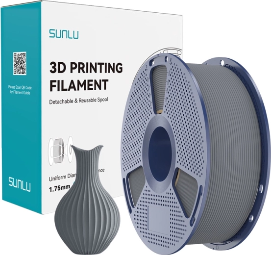 Filament SUNLU PLA Classic sivý 1,75 mm 1 kg