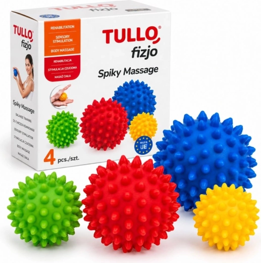 Tullo sada 4 loptičiek na fyziomasáž