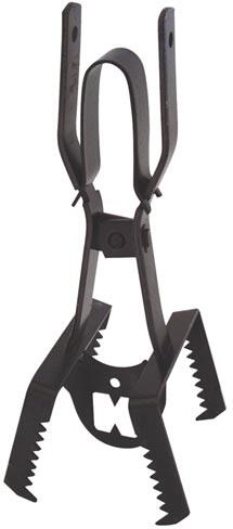 Pasc na poľné myši a hraboše – kovová, čierna, 19 cm