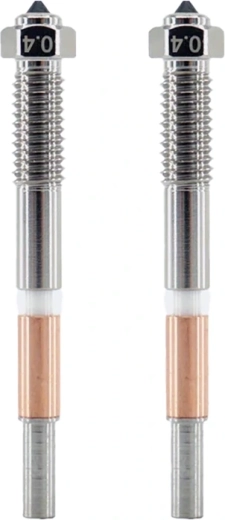 Bimetalová tryska QiDi 0,4 mm pre Q2 – 2 kusy