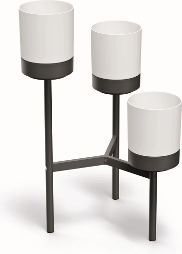 Stojan na kvety Bloomie Stand, biely, 54 cm