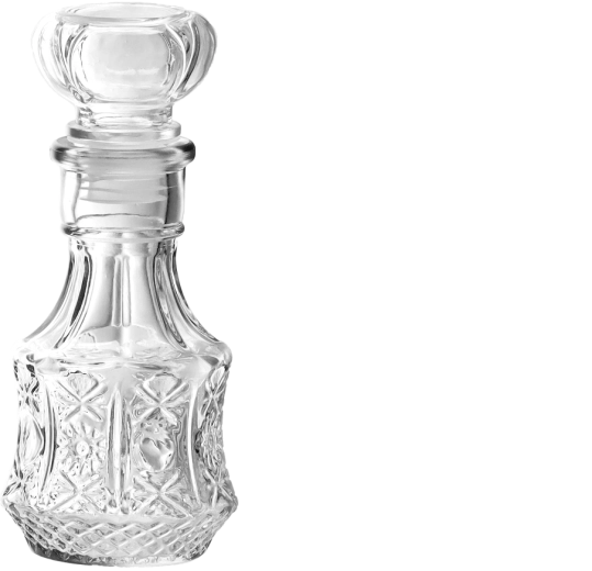 Sklenená karafa 250 ml so zátkou