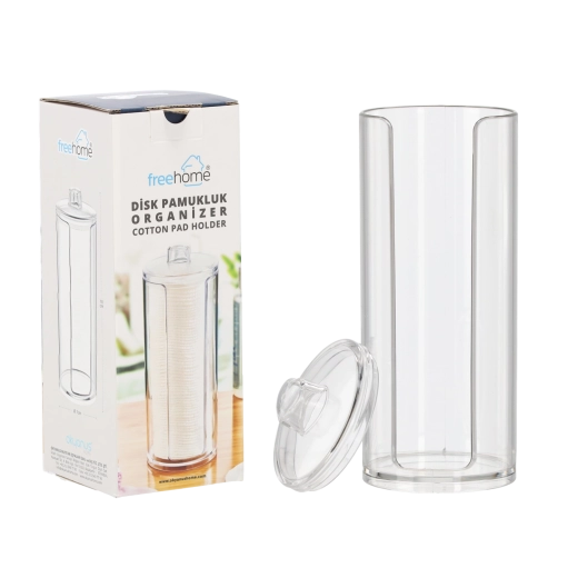 Dóza na kozmetické tampóny 18 × 7 cm