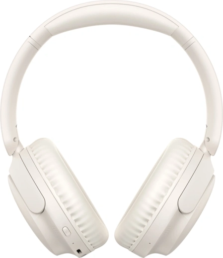 QCY H2S Lite bezdrôtové over‑ear slúchadlá – biela