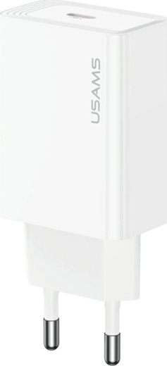 Sieťová nabíjačka USAMS 30 W USB-C biela