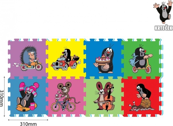 Penený koberec KRTKO 29 × 29 cm