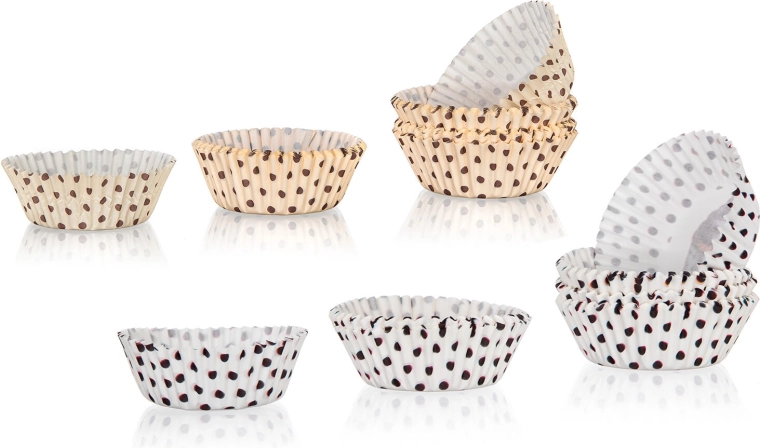Papierové cukrárske košíčky DOTS mix 6 × 4,1 cm (100 ks)