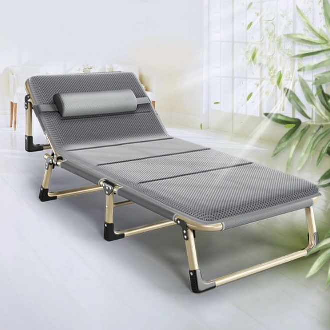 Skladacia cestovná posteľ BUSINESS, šedá