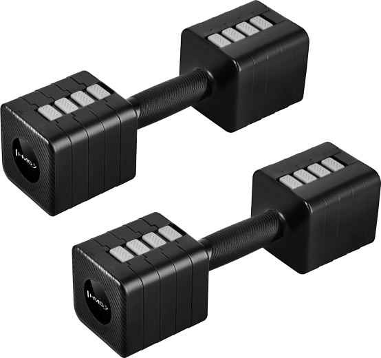 Nastaviteľné jednoručky 2 × 5 kg HMS HL02