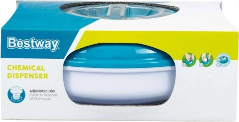 Plávajúci dávkovač chémie pre bazény Bestway s reguláciou uvoľňovania