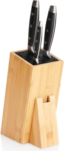 Bambusový blok na nože 10,5 × 16,5 × 24,5 cm VILDE