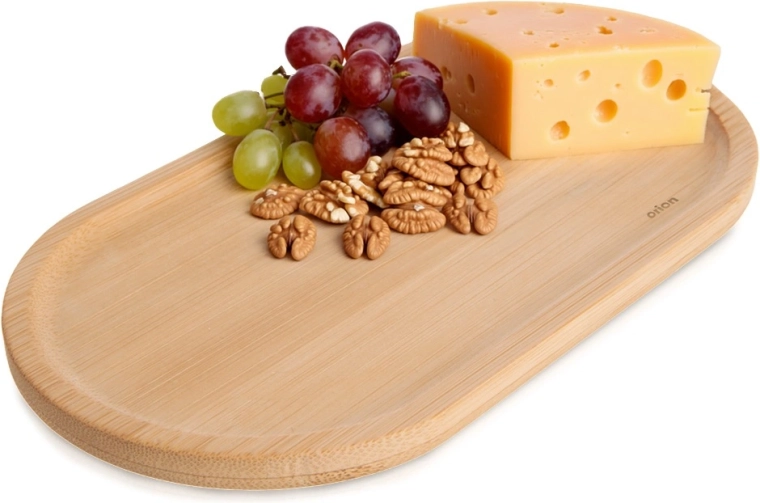 Bambusový oválny tanier na servírovanie 19 × 10,5 cm