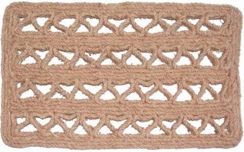 Rohož mriežková kokosová 35 × 60 cm