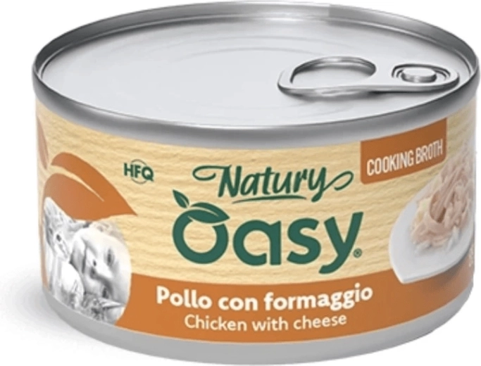 Oasy vývar pre mačky kura so syrom 85 g