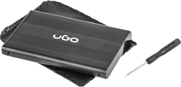 externý hliníkový 2,5" SATA USB 2.0 prenosný box na disk UGO