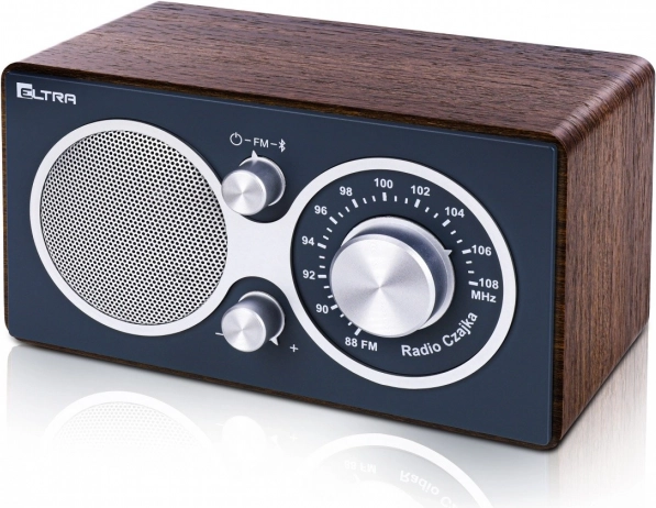 rádio CZAJKA bluetooth, sivé drevo