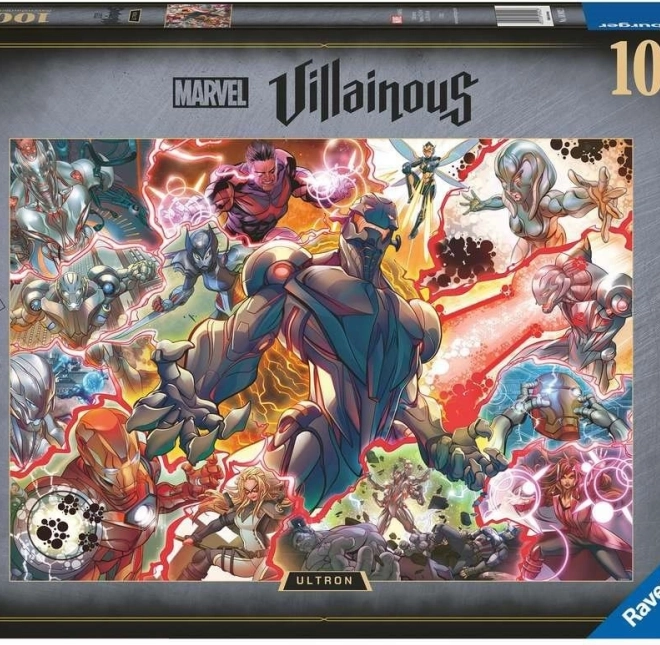 Ravensburger puzzle Zlovestný: Ultron 1000 dielikov