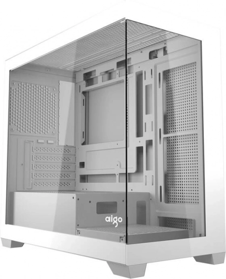 počítačová skriňa Darkflash C218M bielej s 6 ARGB ventilátormi