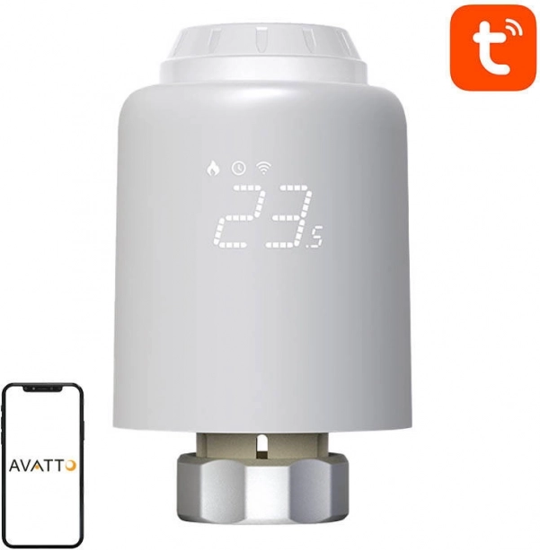 Inteligentný termostatický ventil Avatto WiFi