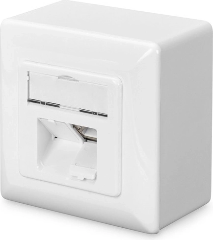 Tienená nástenná zásuvka kategórie 6 s 2xRJ45