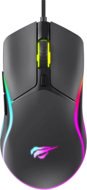Káblová herná myš Havit RGB