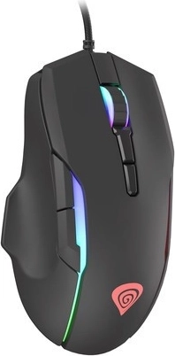 Herná myš GENESIS Xenon 220 s tichými spínačmi a RGB podsvietením, 6400 DPI